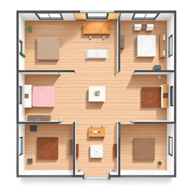 Image of house rooms